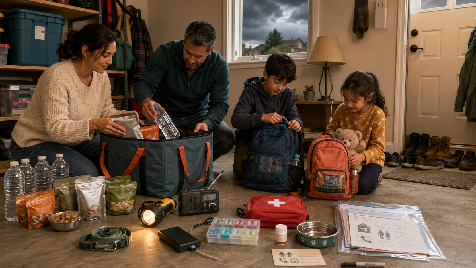 A 72-Hour Home Emergency Kit for Regular Families