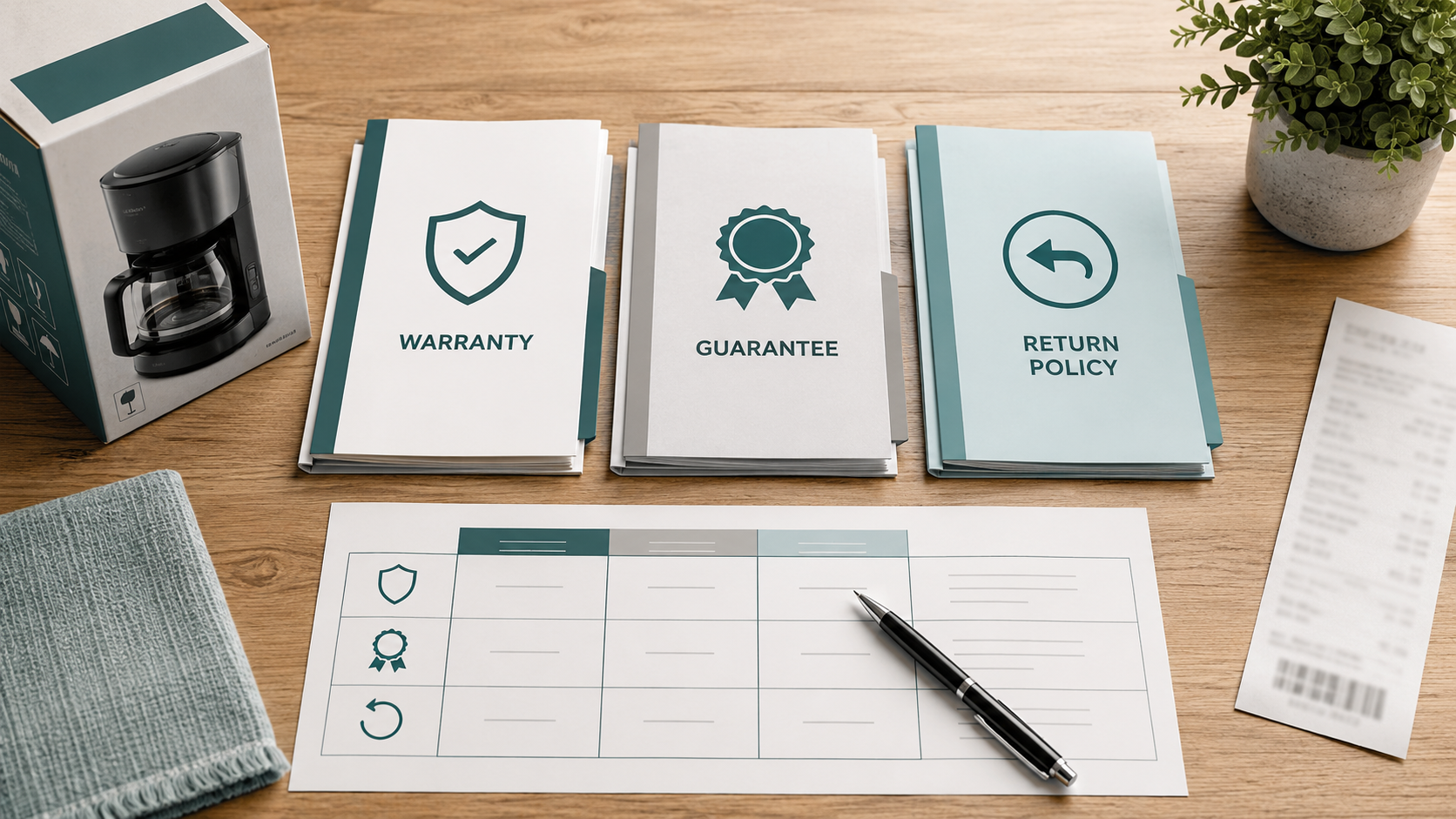 Warranty vs Guarantee vs Return Policy: What Each Actually Means